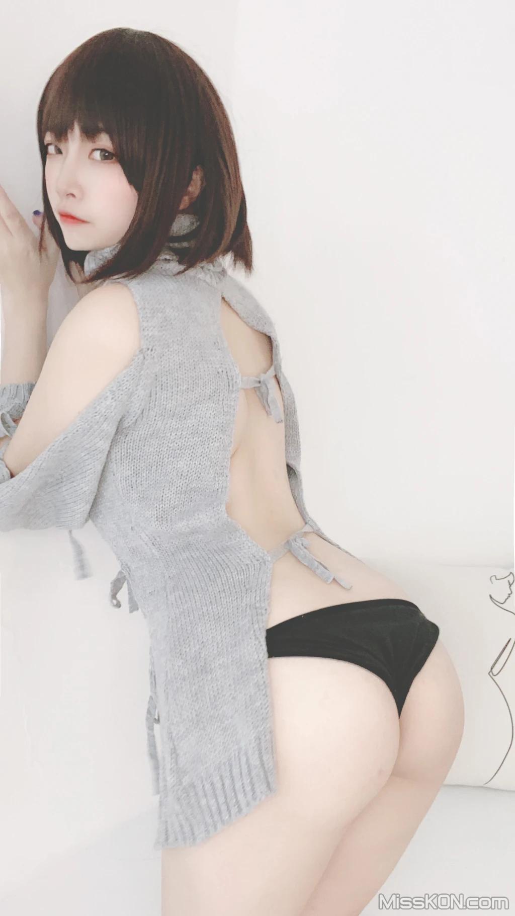 Coser@二佐Nisa: 私房洞洞毛衣 (66 photos )(55)