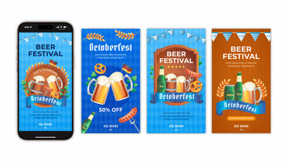 Oktoberfest Instagram Stories - VideoHive 54418369