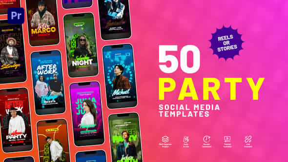 Instagram Party Reels - VideoHive 52907876