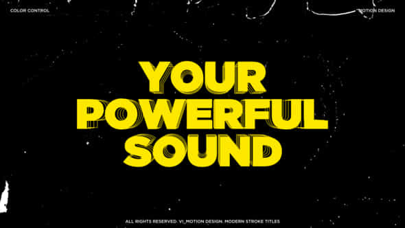 Modern Stroke Titles - VideoHive 55815131