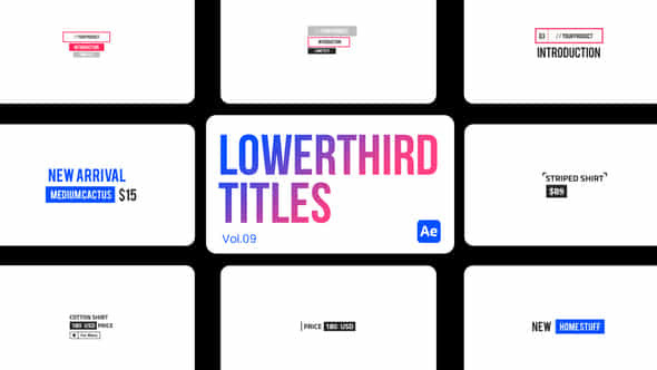 Lowerthird Titles 09 - VideoHive 45279763