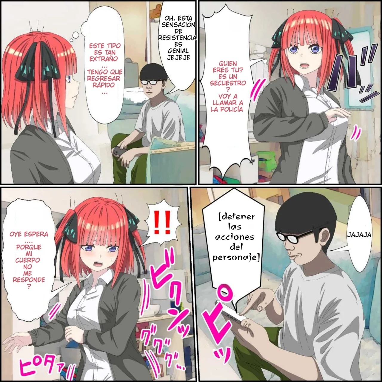 An app that lets you have sex with anime characters Gotoubun no hanayome Nino Nakano 1 - 3