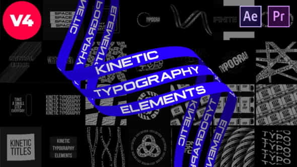 Kinetic Typography Elements - VideoHive 27299906