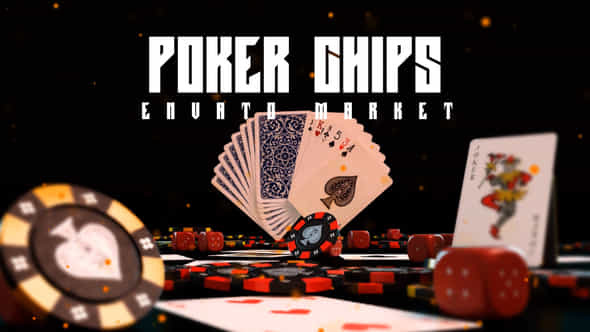 Poker Chips Intro - VideoHive 59114268