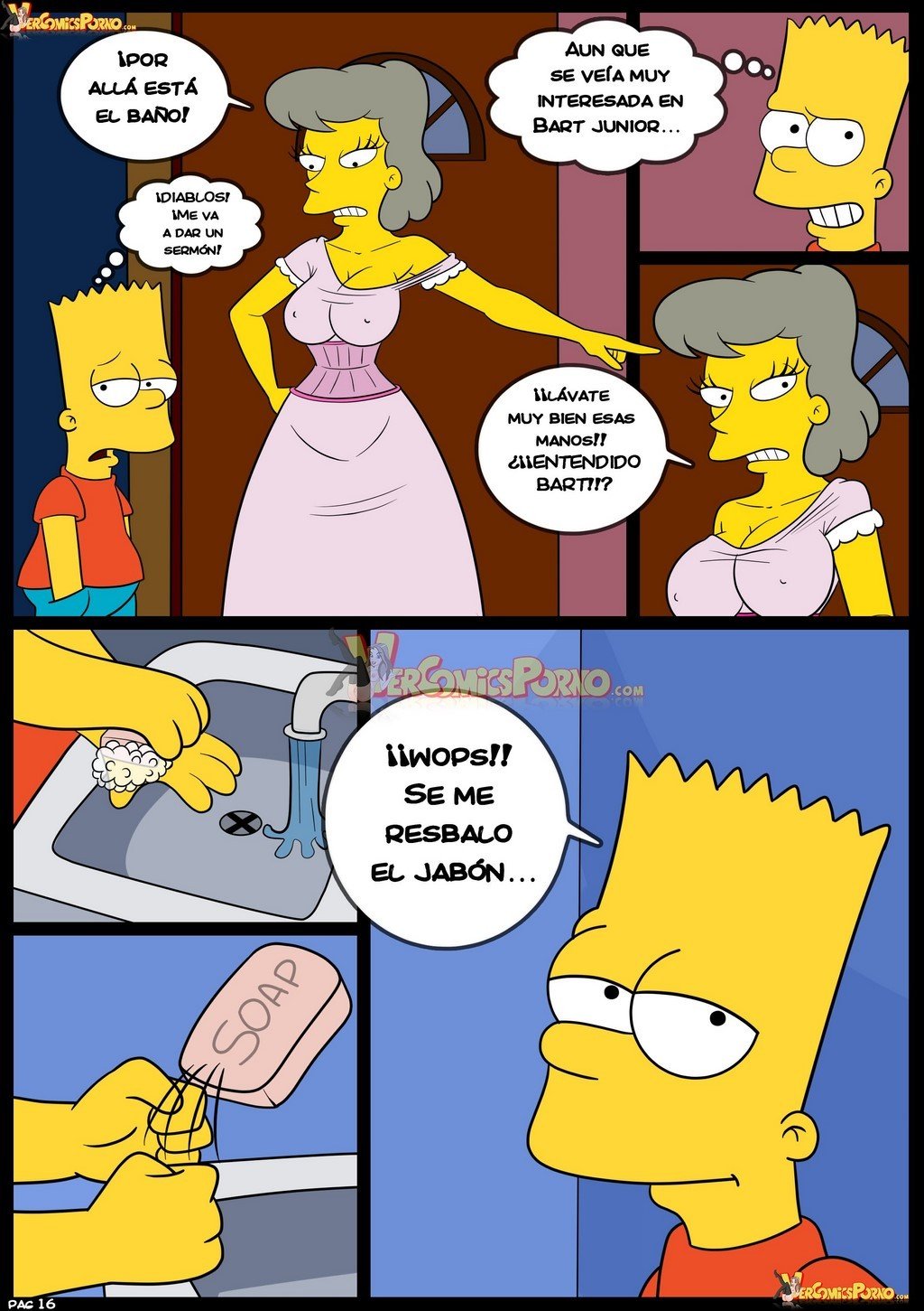 Los Simpsons Viejas Costumbres 8 - 16
