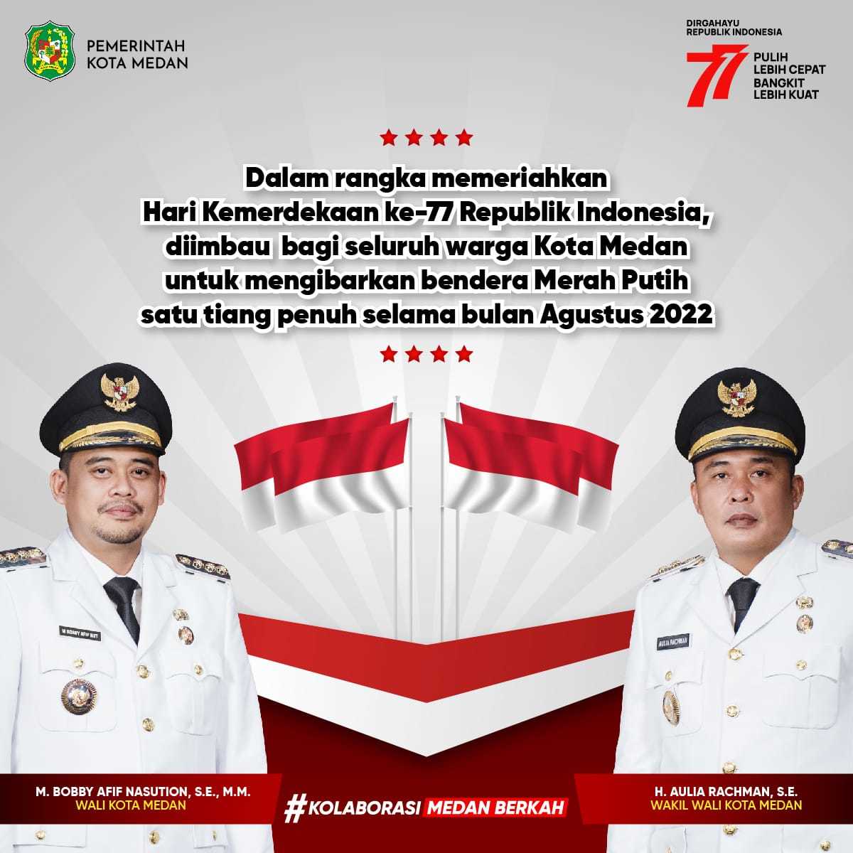 iklan pemko Medan sd 23 Agustus 2022