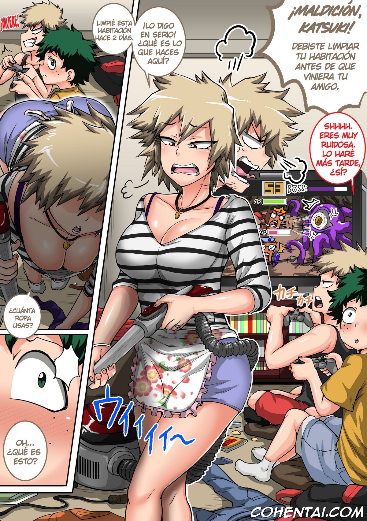 Bakugou Mama Rakugaki 1-15 (Boku no Hero Academia) xxx comics manga porno doujin hentai español sexo 