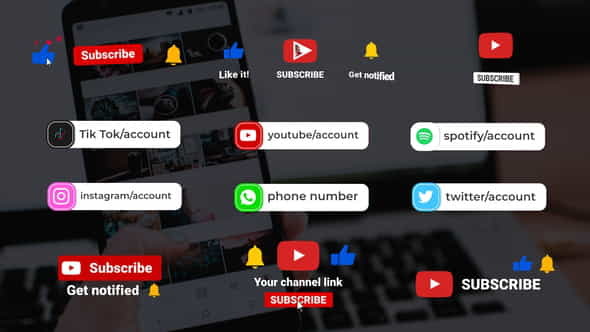 Social Media Icons Pack || - VideoHive 31910607