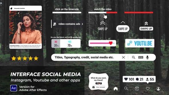 Interface Social Media - VideoHive 43126604