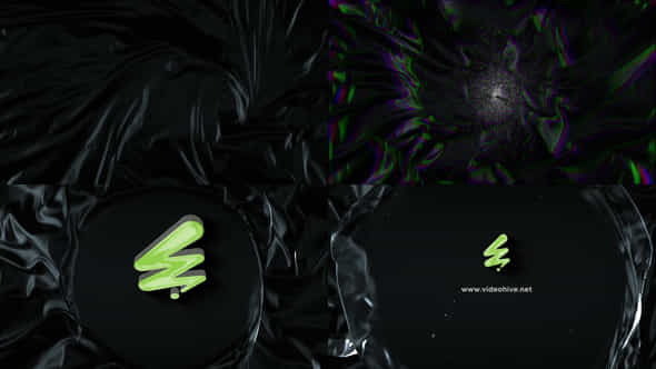 Black Cloth Wave Logo Reveal - VideoHive 56133155