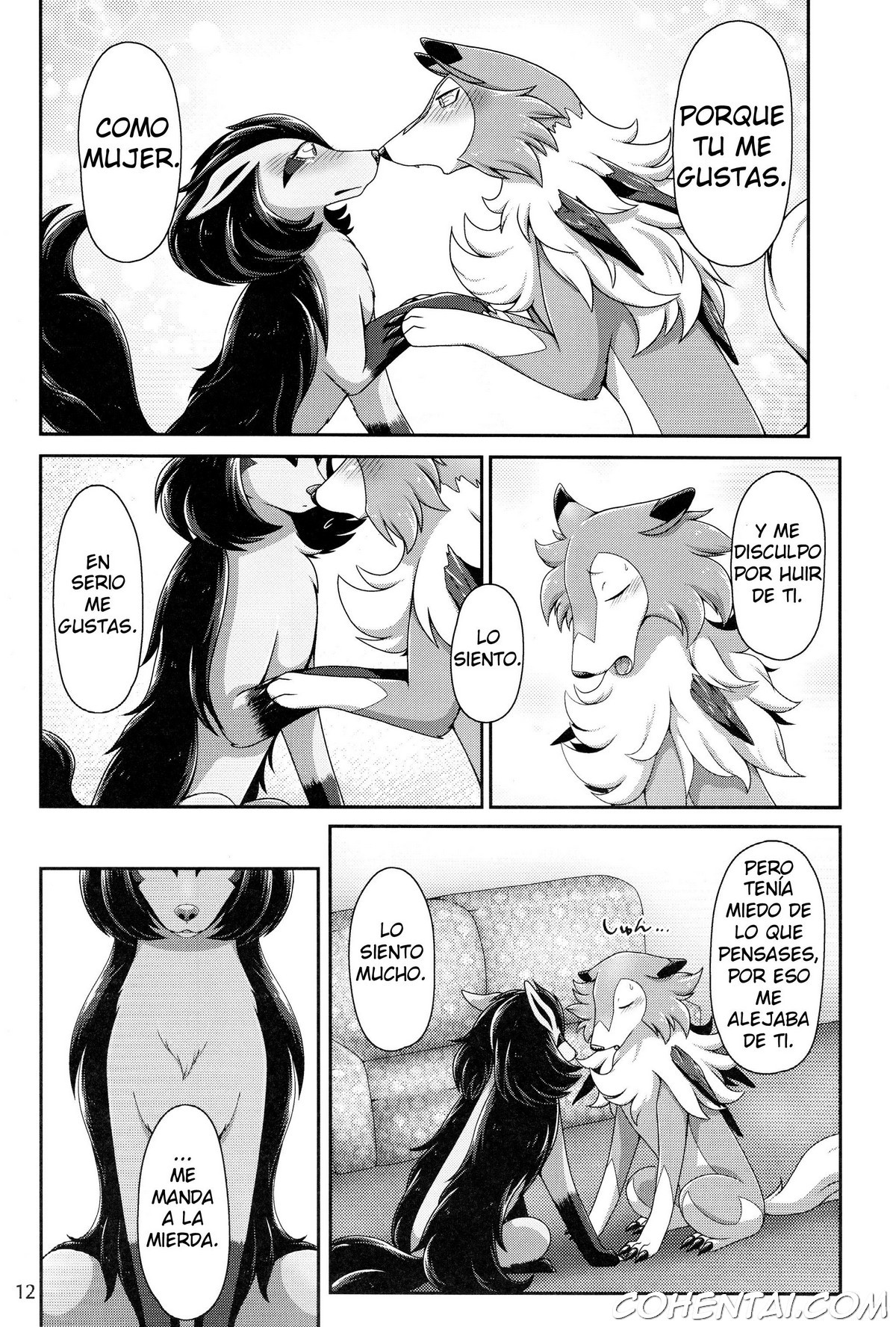 One-sided Love? (Pokémon) xxx comics manga porno doujin hentai español sexo Lycanroc Lycanroc Midday Form Mightyena Pokémon