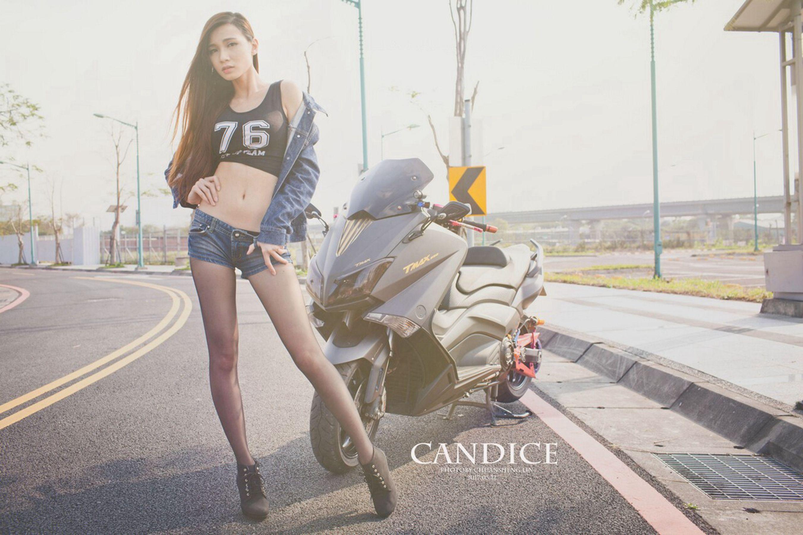 蔡译心Candice《动感时尚机车女郎》 [台湾女神] 写真集(39)