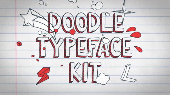 Doodle Typeface Kit - VideoHive 12324543