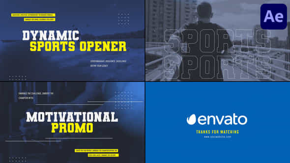 Dynamic Sports Opener - VideoHive 48378013