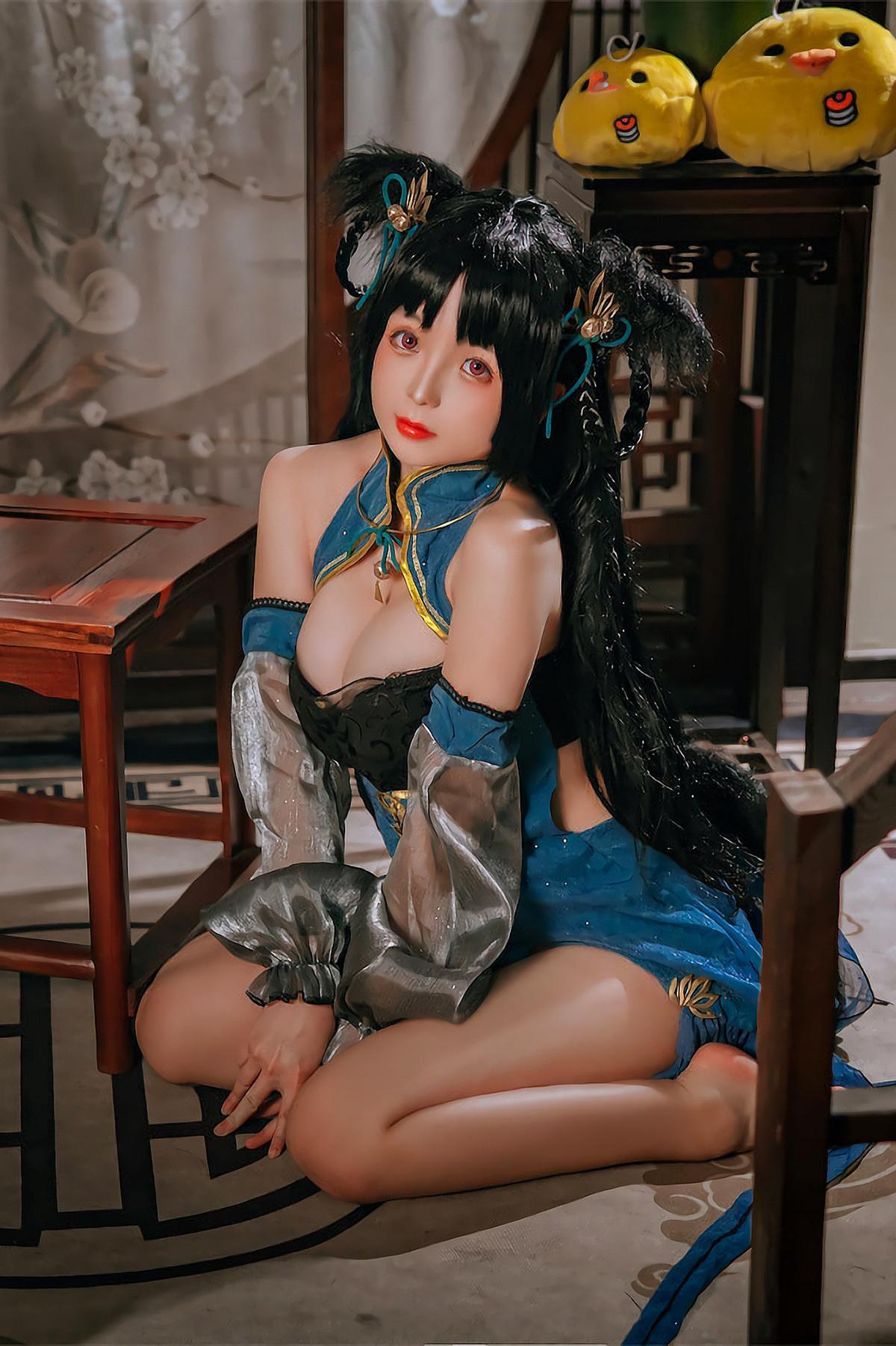 Cosplay Rinaijiao日奈娇 碧蓝航线 大潮旗袍(11)