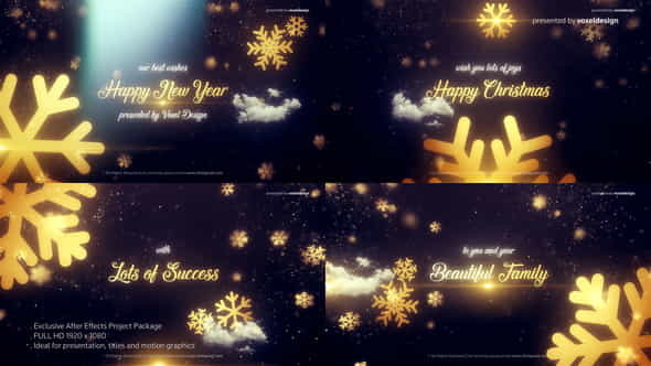 Merry Christmas Title - VideoHive 25262047