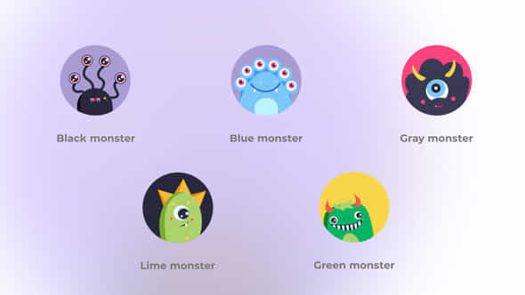 Monsters - Avatars - VideoHive 47717957