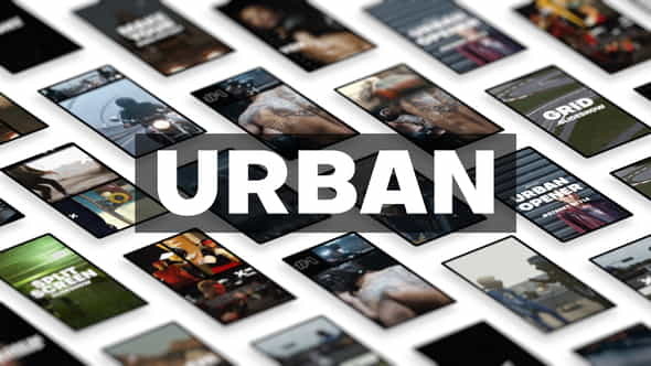 Grid Multiscreen Urban Instagram Stories - VideoHive 35111876
