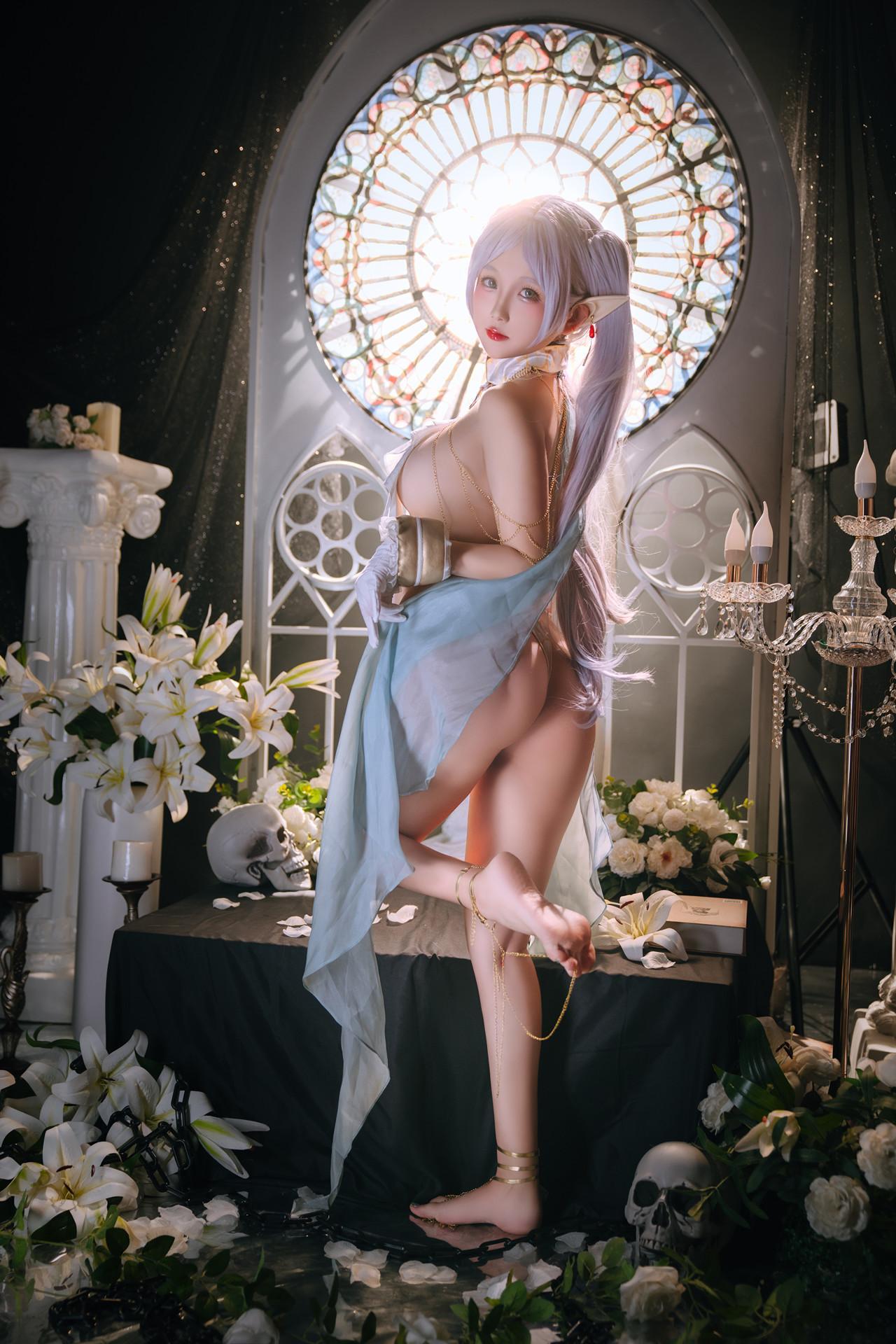 Cosplay Rinaijiao日奈娇 – 芙莉莲（圣光版）(6)