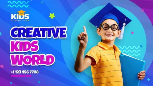 Creative Kids School Intro - VideoHive 34053110