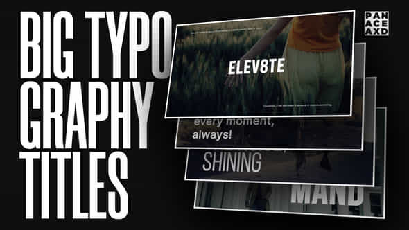 Big Typography Titles Fcp - VideoHive 52232139