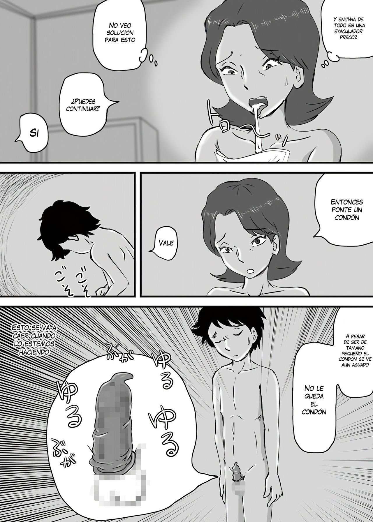 [Momoziri Hustle Dou] Okaa-san to Tanshou Musuko [Spanish] (