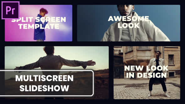 Multiscreen Slideshow Mogrt For Premier Pro - VideoHive 54509749