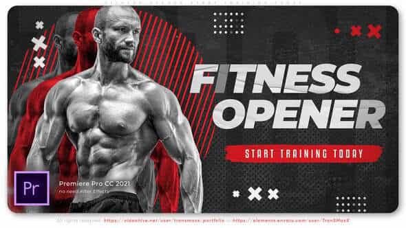 Fitness Opener. Start - VideoHive 34262826