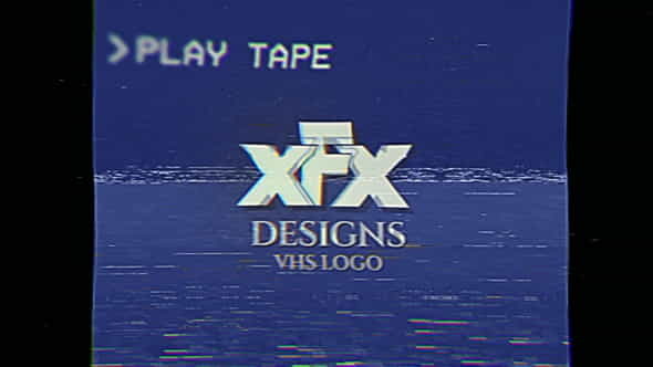 Damaged VHS Tape Logo Intro - VideoHive 31404464