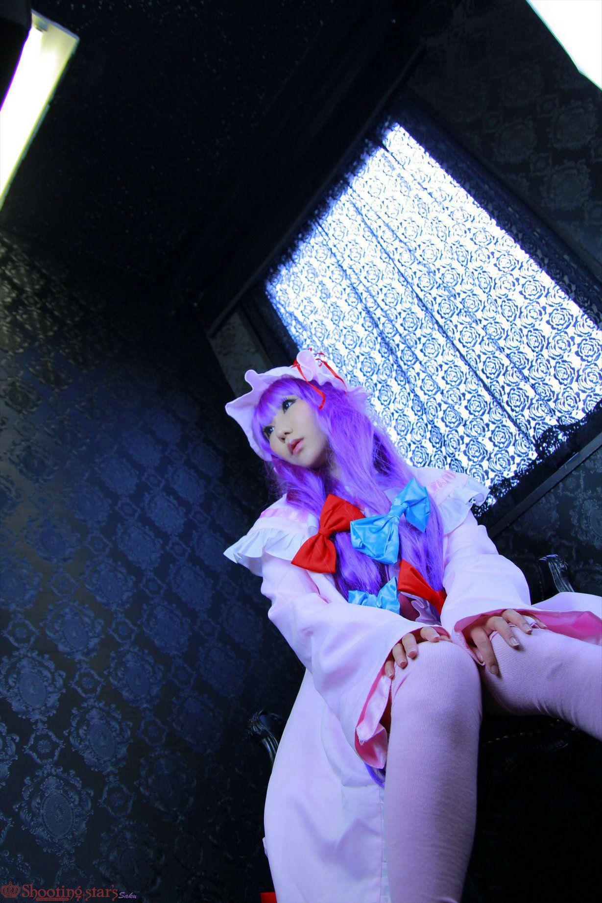 绫香サク (サク綾香 Saku Ayaka) 《東方Project》Patchouli Knowledge [Shooting Star’s] 写真集(8)