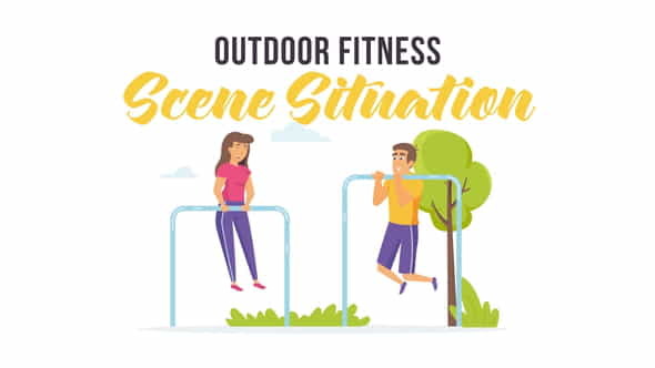Outdoor fitness - Scene Situation - VideoHive 28256058