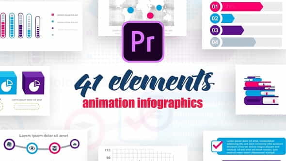 Infographics Vol.8 for Premier Pro - VideoHive 25902140