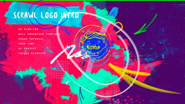 Scrawl Logo Intro 4K Instagram - VideoHive 24513132