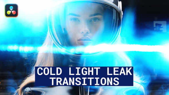 Cold Light Leak Transitions Davinci Resolve - VideoHive 50300620
