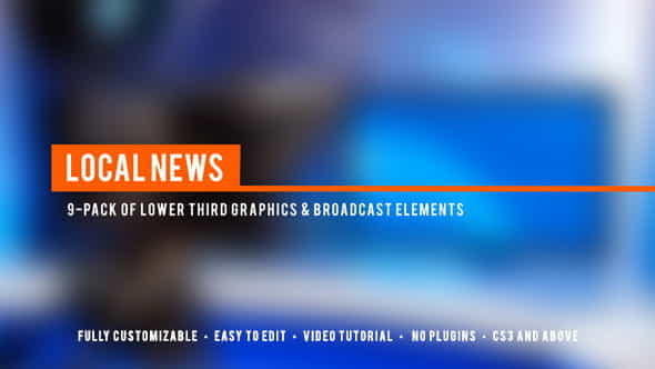 Local News Broadcast Lower Third - VideoHive 5337838