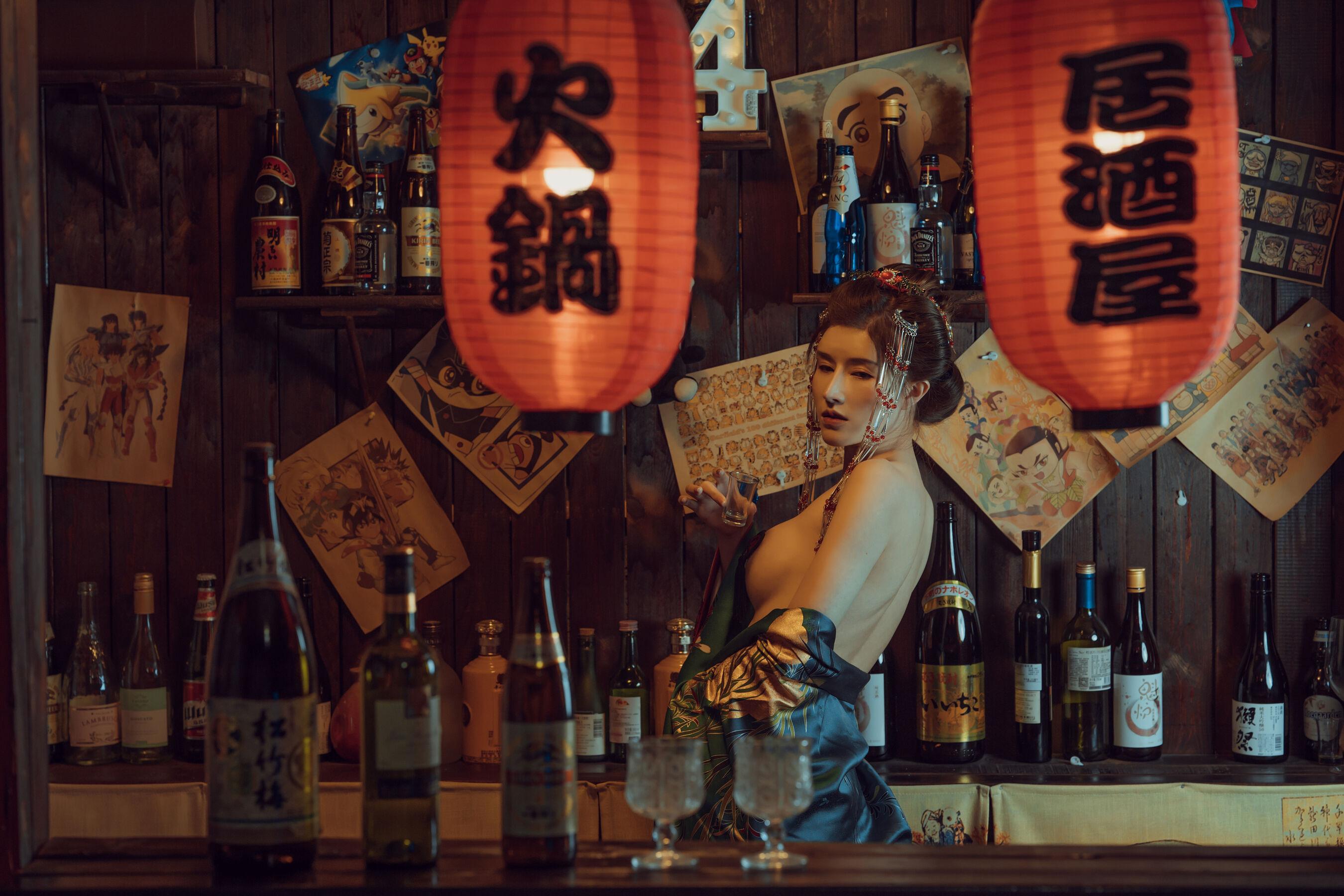 未分类性感写真 鹿八岁《酒醉的和服少女》(18)