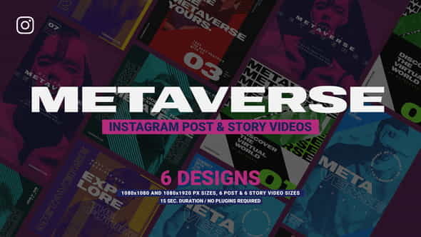 Metaverse Instagram Promotion - VideoHive 38226442