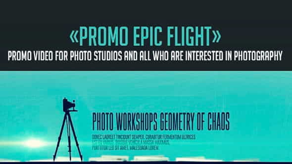 Promo Epic Flight - VideoHive 16305991