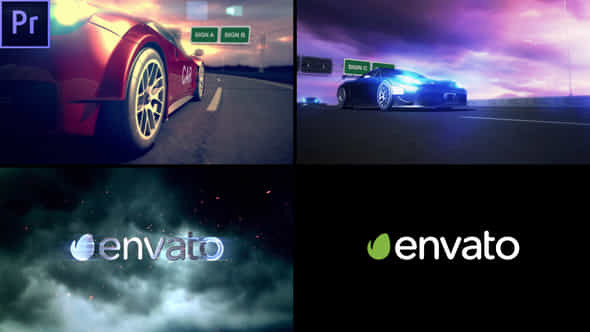 Car Racing Logo Reveal - VideoHive 35810301