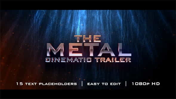 The Metal Cinematic Trailer - VideoHive 18541886