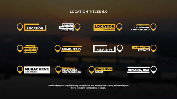 Location Titles 6.0 - VideoHive 43089589