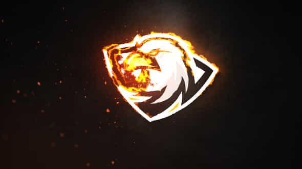 Fire Burn Logo Reveal - VideoHive 33238041