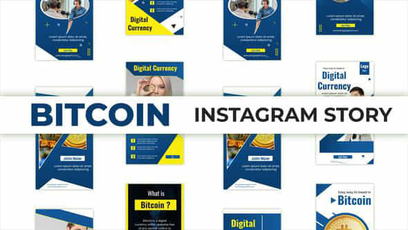 Bitcoin Instagram Story - VideoHive 35490974