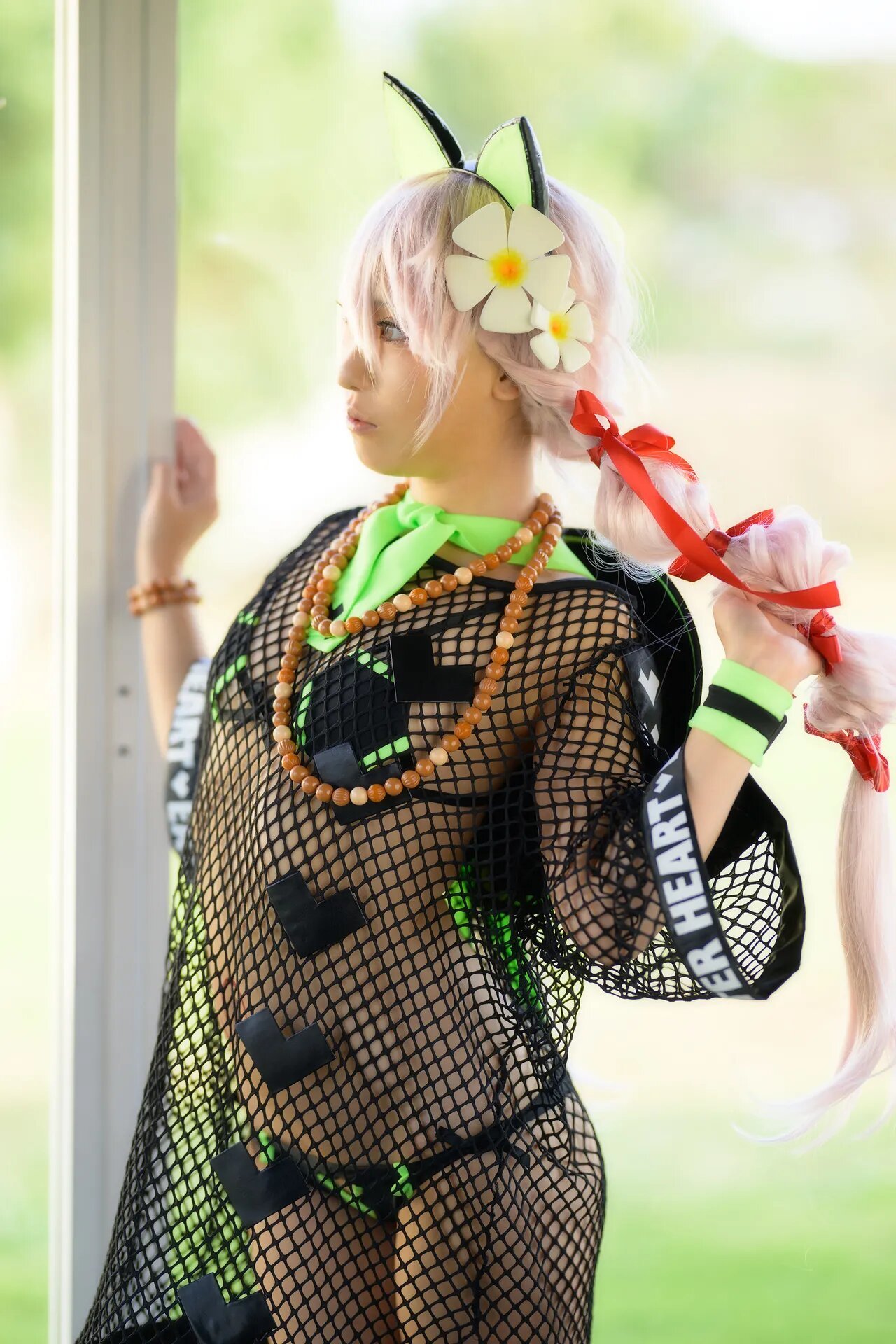 【Mizunashi Miri】namaiki na mesu (Kuroe) ni seisai (wakarase) wo