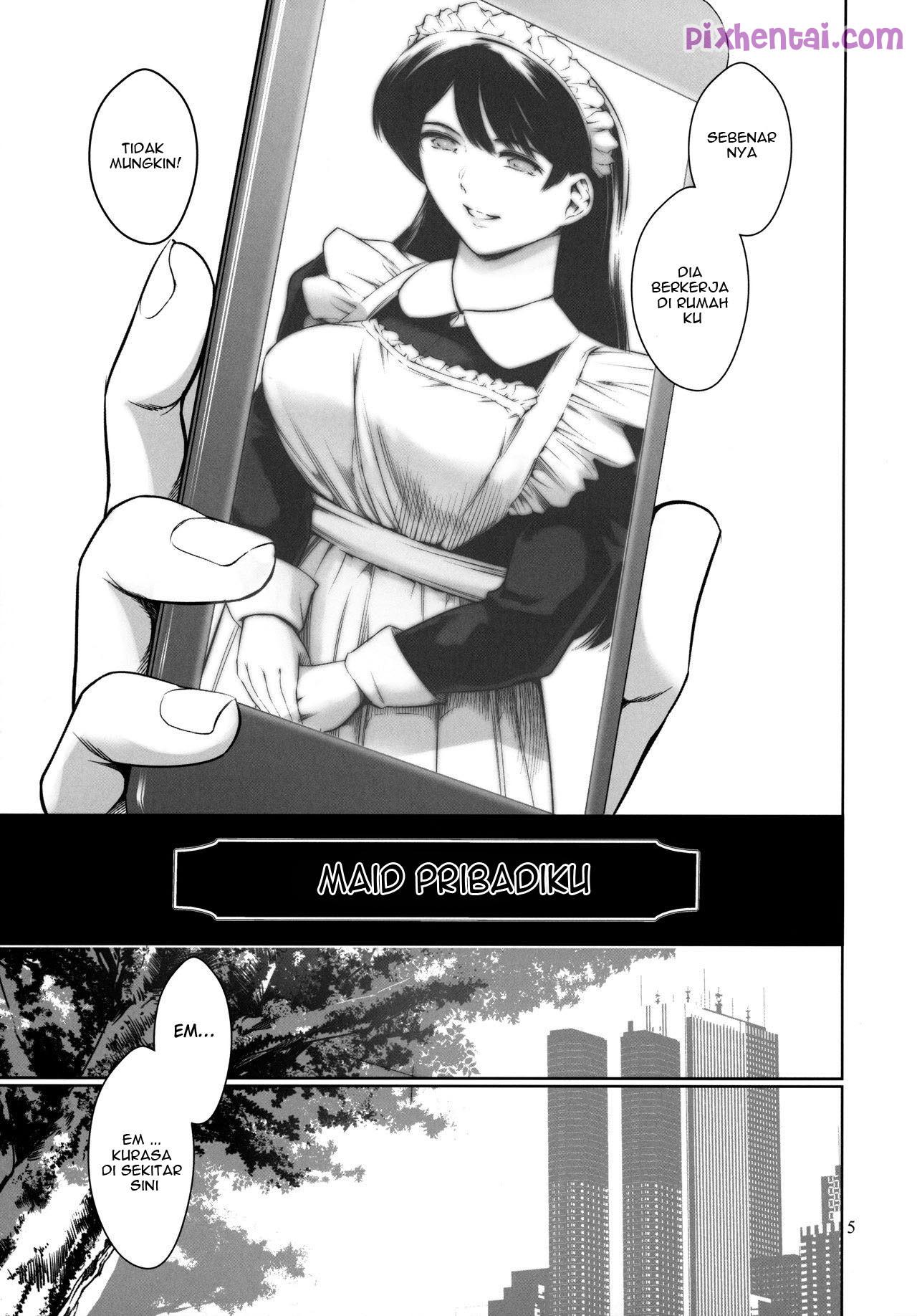 Komik Hentai Uchi no Maid : Bebas Melakukan Apapun Kepada Maid Pribadi Manga XXX Porn Doujin Sex Bokep 04