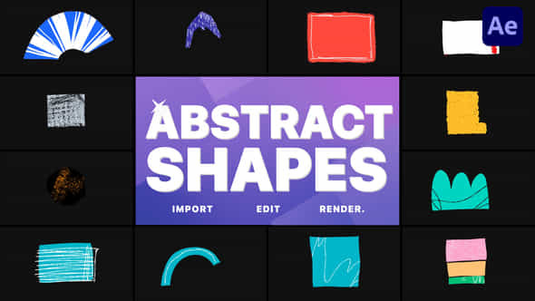 Colorful Abstract Shapes - VideoHive 47762585