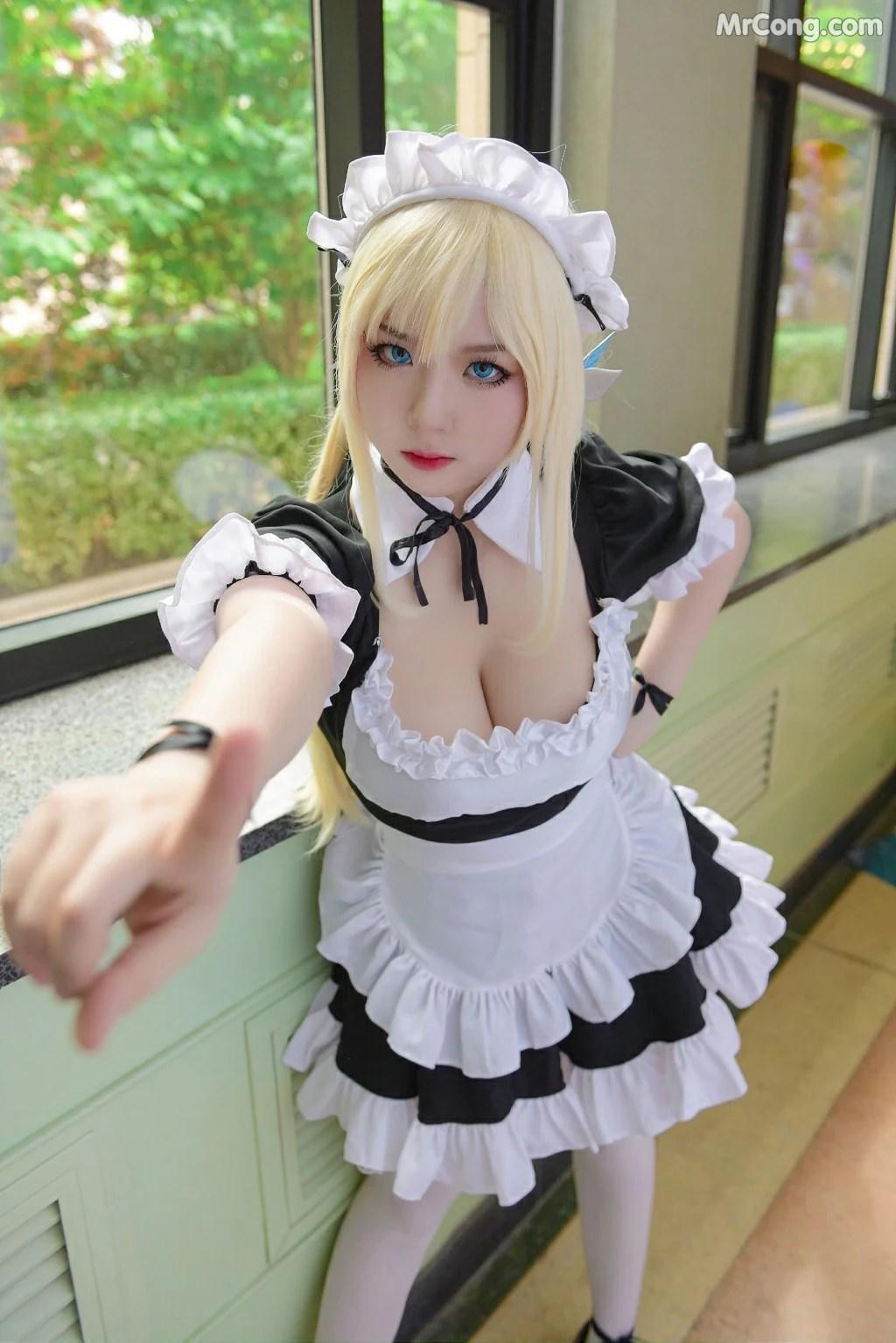Coser@皮皮奶可可爱了啦: 柏崎星奈女仆 (35 photos)