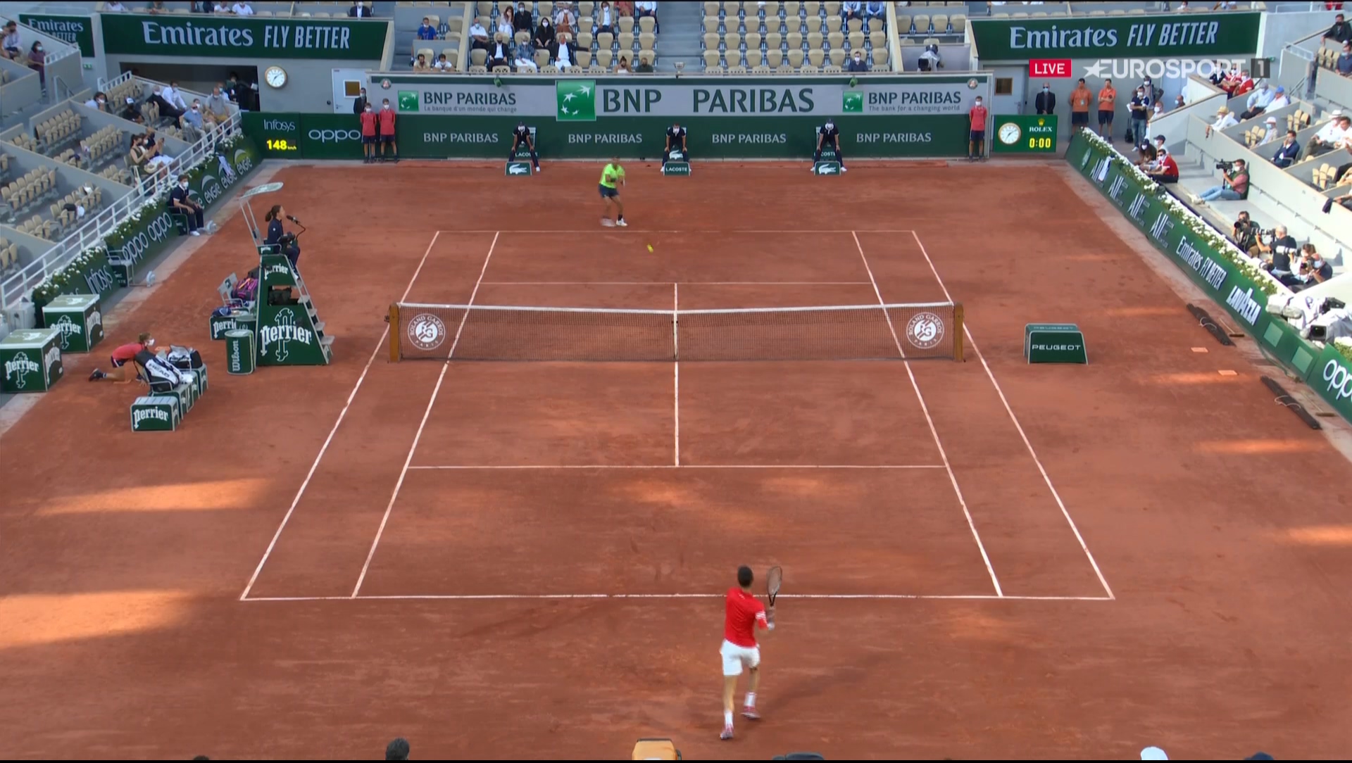 TENNIS Roland Garros SemiFinal Novak Djokovic vs Rafael Nadal 11