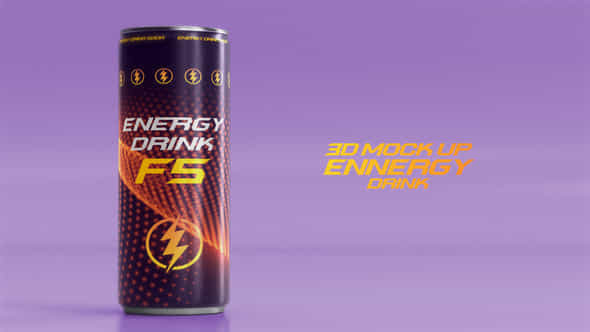 Energy Drink Mock Up - VideoHive 58275325
