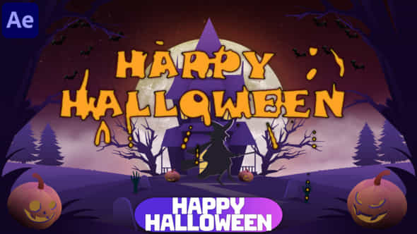 Happy Halloween Intro - VideoHive 48533153